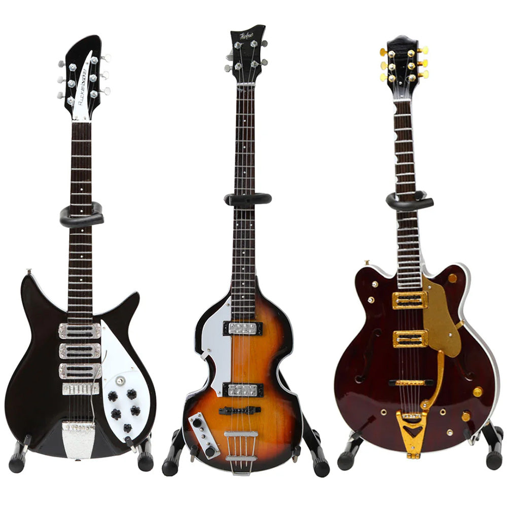 THE BEATLES ビートルズ (ABBEY ROAD 55周年 ) - Fab Four Guitar ミニチュア・セット / ミニチュア楽器 【公式 / オフィシャル】