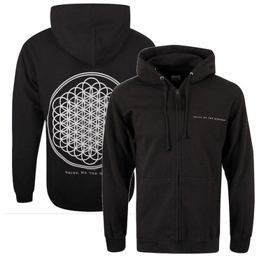 BRING ME THE HORIZON - FLOWER OF LIFE /バックプリントあり / ジップ