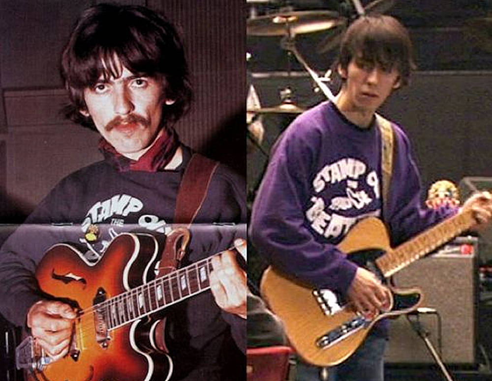 GEORGE HARRISON ジョージハリスン (追悼 25年 ) - Stamp Out The Beatles(ジョージ・ハリスン愛用) / Navy / パーカー・スウェット / メンズ
