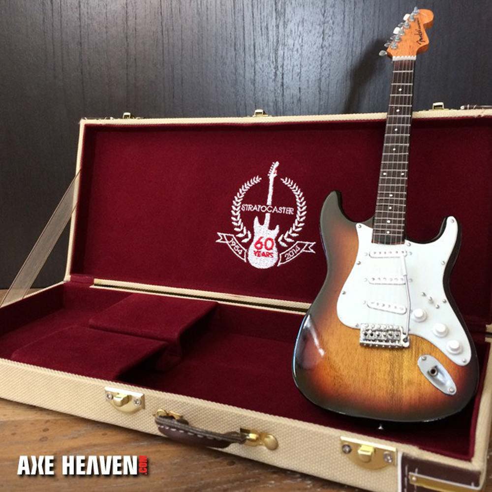 FENDER フェンダー - 60th Anniversary Strat Guitar Case with Embroidered Logo / ミニチュア楽器