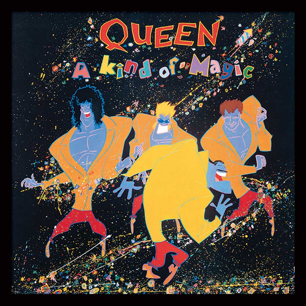 QUEEN - (フレディ 生誕 80年 ) - A KIND OF MAGIC (アルバム・シリーズ額)