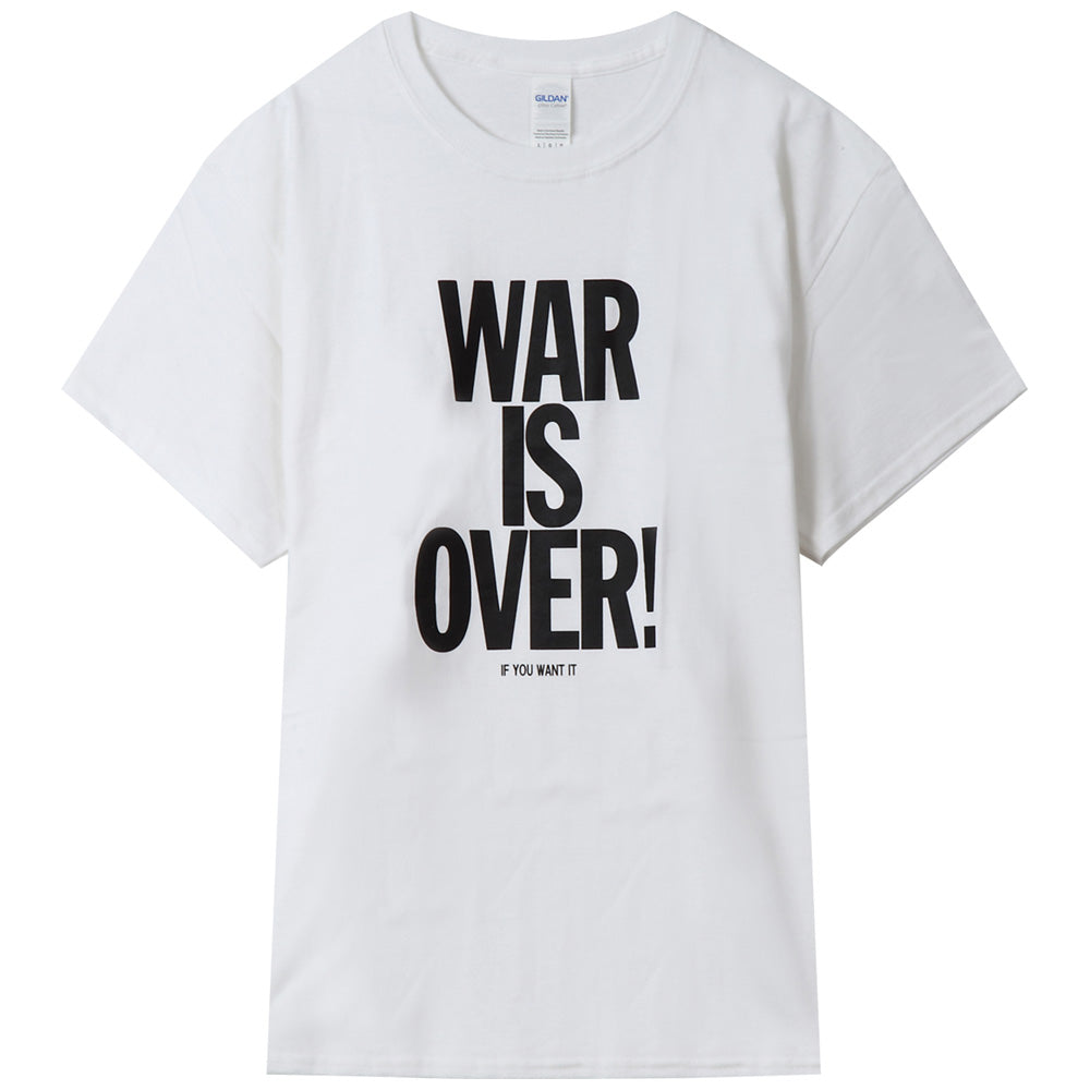 短時間 早い者勝ち！■ ジョン・レノン WAR IS OVER Tシャツ 訳あり JOHN LENNON ジョンレノン (生誕 85年 ) - WAR IS OVER / T