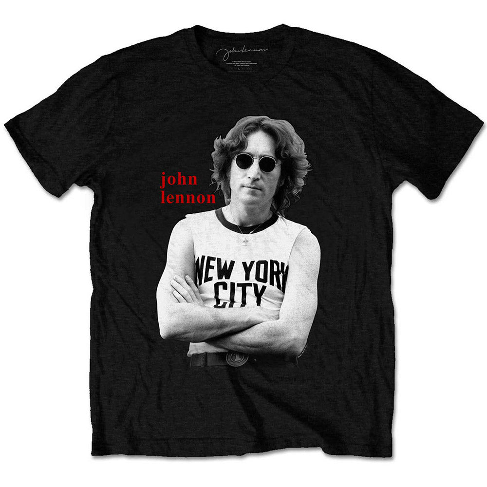 JOHN LENNON ジョンレノン (5月10日映画公開 ) - New York City B&W / Tシャツ / メンズ 【公式 / オフィシャル】