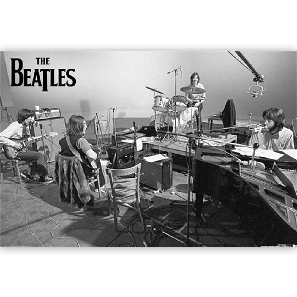 THE BEATLES ザ・ビートルズ (ABBEY ROAD発売55周年記念 ) - Let It Be Studio / ポスター 【公式 / オフィシャル】