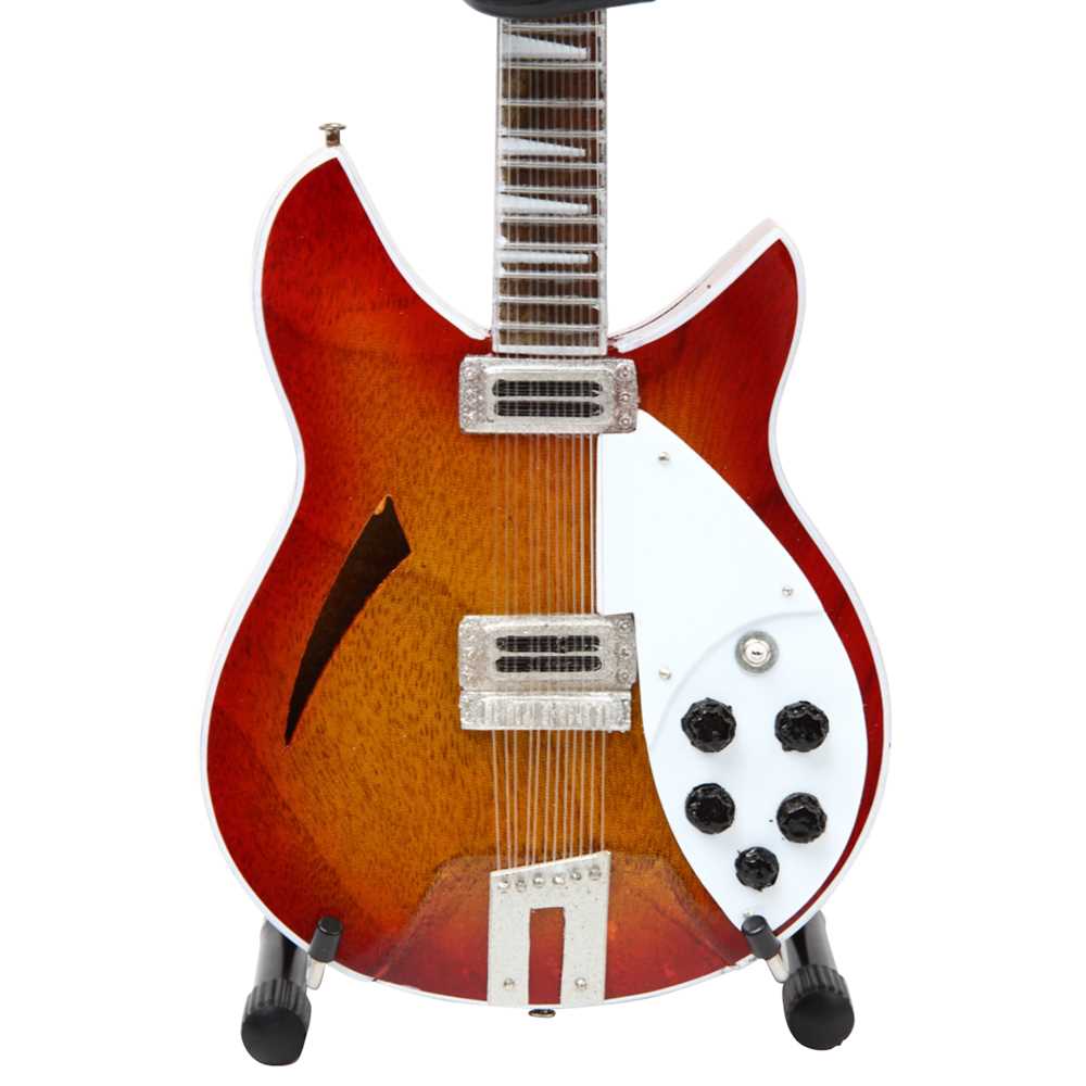 GEORGE HARRISON ジョージハリスン (追悼 25年 ) - 12 String Rickenbacker 360 ミニチュア / ミニチュア楽器