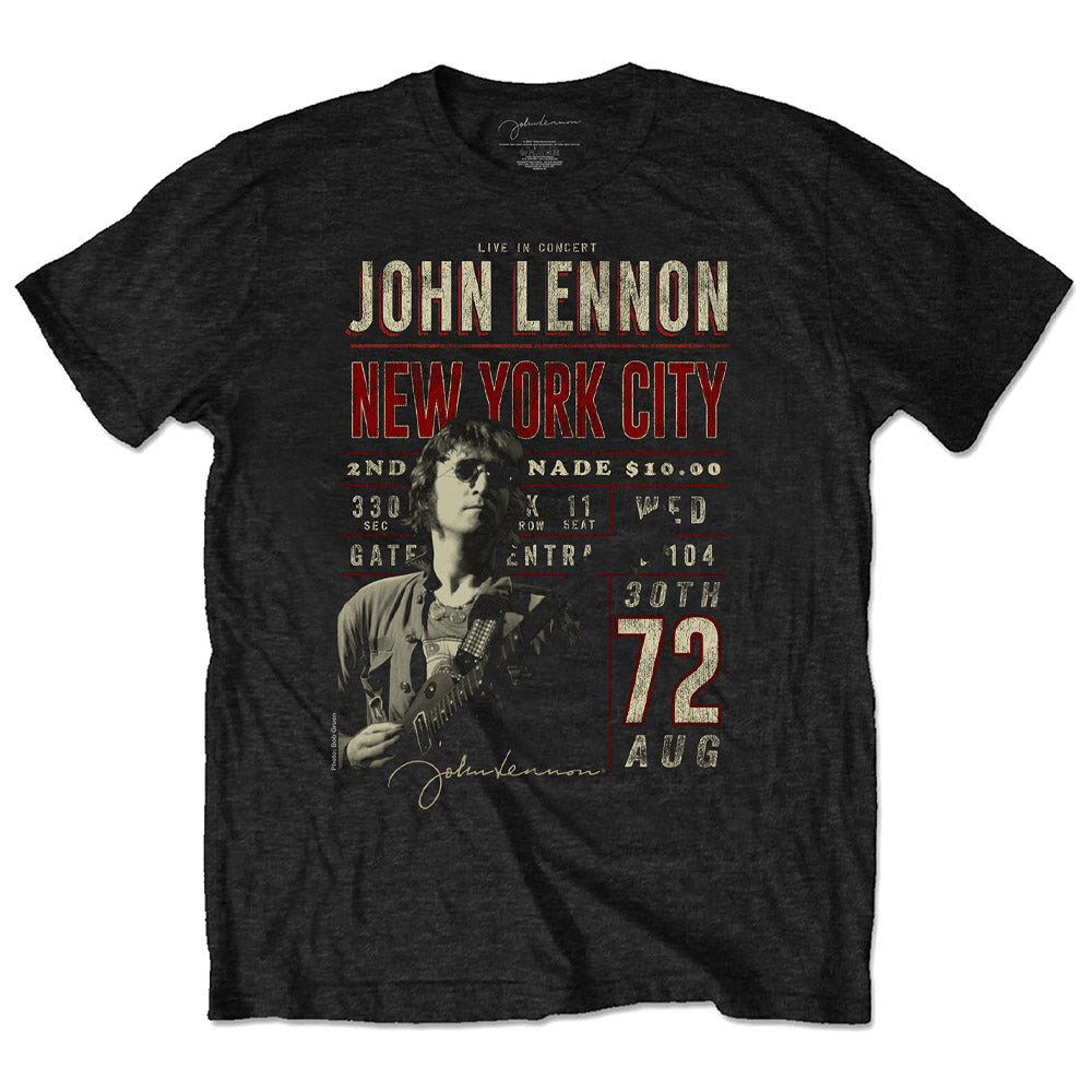 JOHN LENNON ジョンレノン (5月10日映画公開 ) - NYC '72 / ECO-TEE / Tシャツ / メンズ 【公式 / オフィシャル】