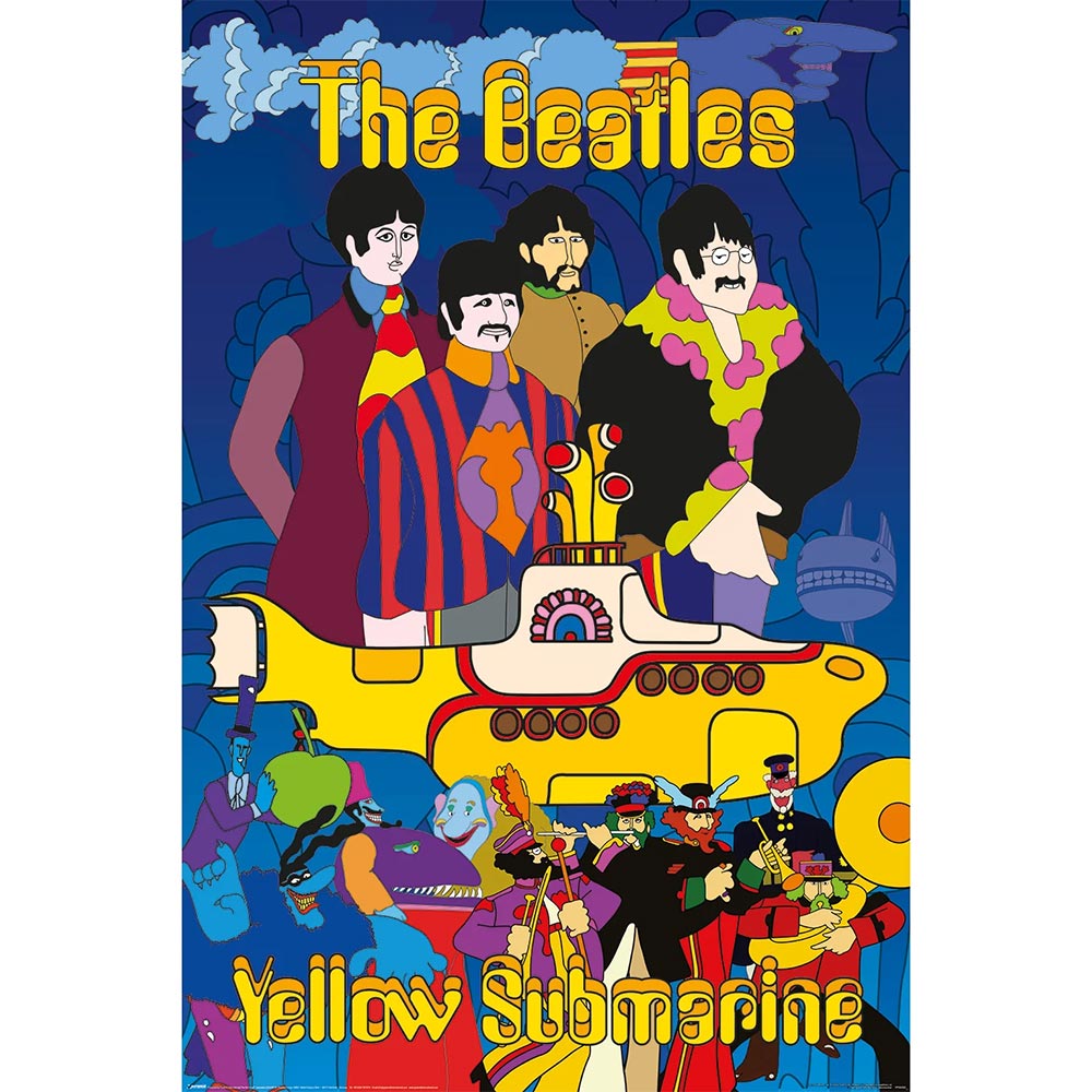 THE BEATLES ザ・ビートルズ - Yellow Submarine / ポスター 【公式 / オフィシャル】