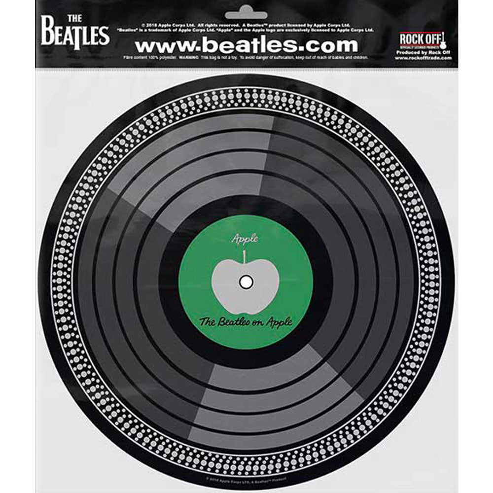 THE BEATLES ビートルズ (来日 60周年 ) - Drop T Logo & Apple / 2枚セット / スリップマット