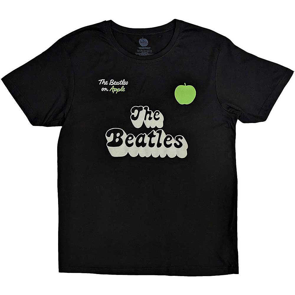 THE BEATLES ザ・ビートルズ (ABBEY ROAD発売55周年記念 ) - 70s Logo & Years / バックプリントあり / Tシャツ / メンズ 【公式 / オフィシャル】