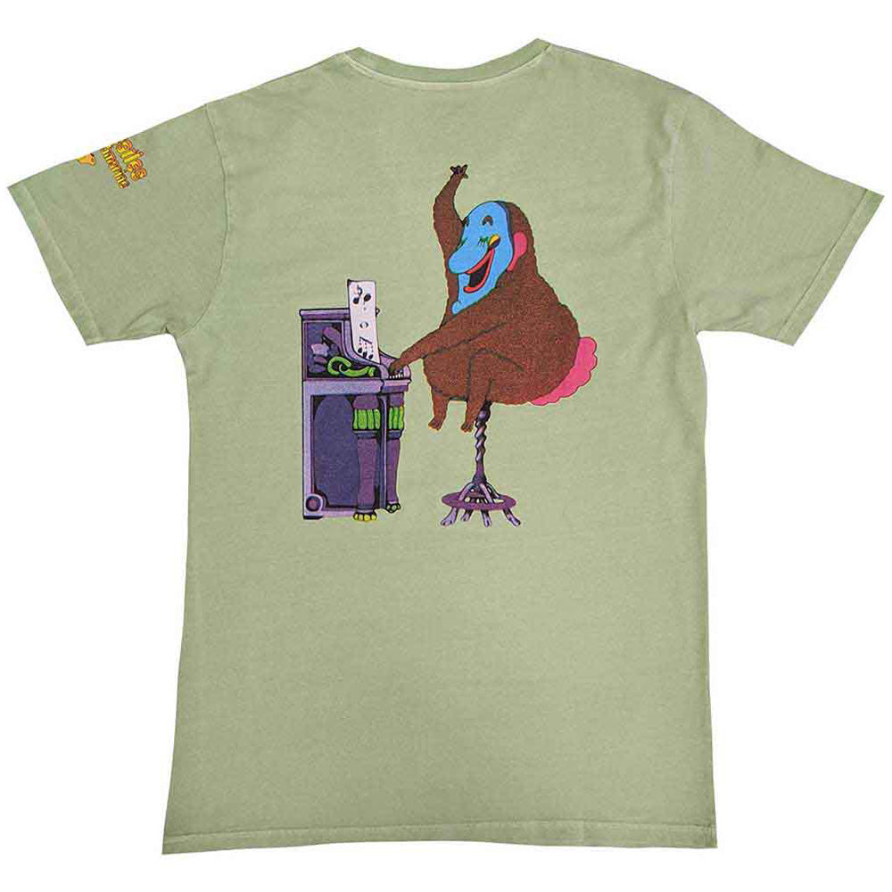 THE BEATLES ビートルズ (来日 60周年 ) - Yellow Submarine Magic Piano / バックプリントあり / Tシャツ / メンズ