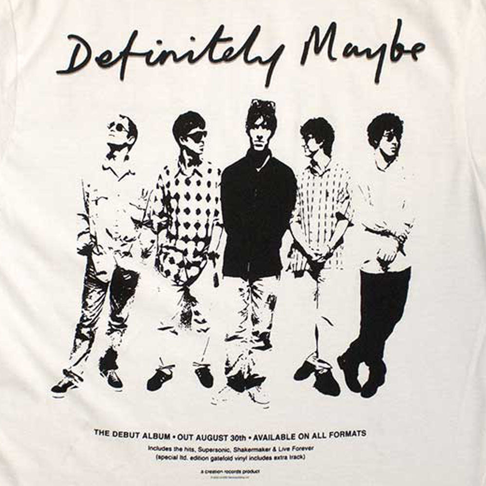 OASIS オアシス (結成 35周年 ) - Definitely Maybe Promo / バックプリントあり / Tシャツ / メンズ