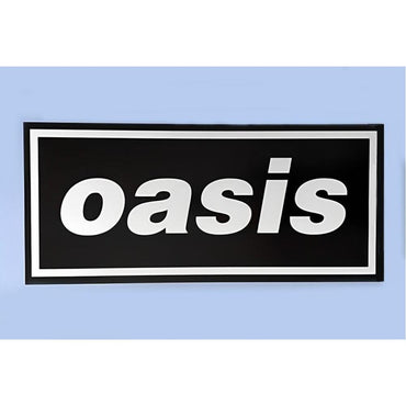 OASIS - (映画「オアシス:ドント・ルック・バック・イン・アンガー」公開 ) - LOGO ON BLUE