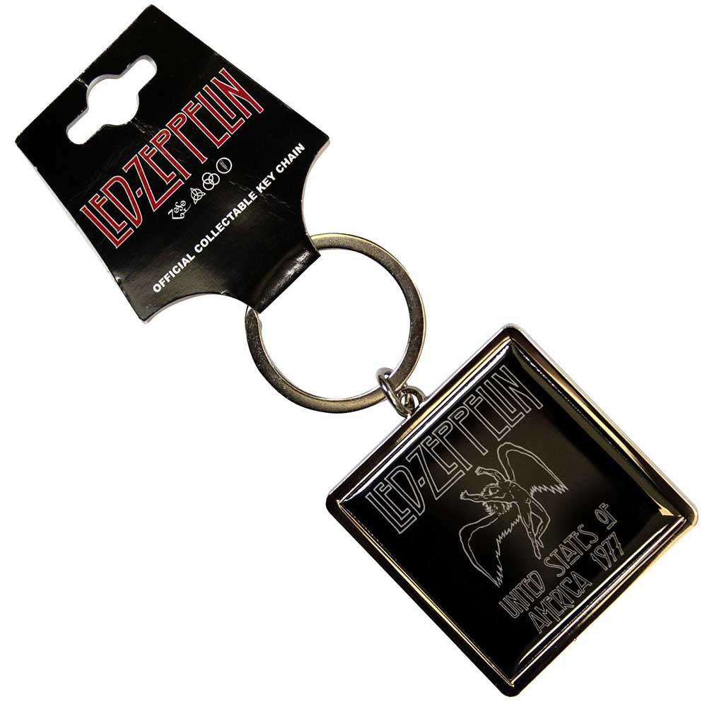 LED ZEPPELIN レッドツェッペリン (来日 55周年 ) - 1977 USA Tour / Metal die-cast / キーホルダー