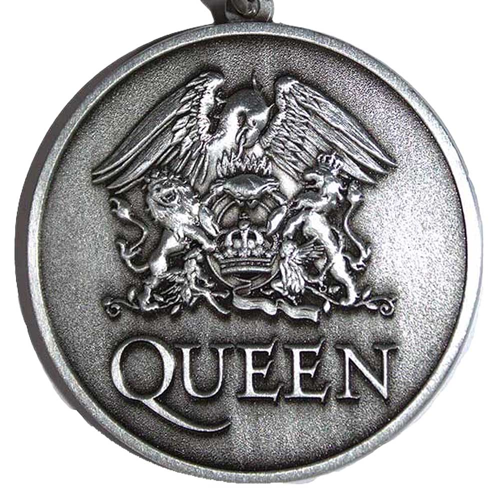 QUEEN クイーン (フレディ 生誕 80年 ) - Silver Crest Double Sided / キーホルダー