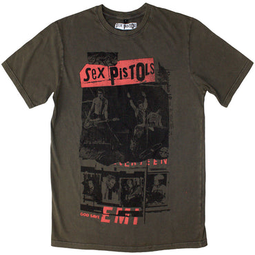 SEX PISTOLS - (デビュー 50周年 ) - Photo Collage / Stone Wash