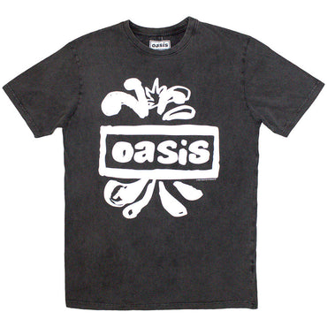 OASIS - (映画「オアシス:ドント・ルック・バック・イン・アンガー」公開 ) - Logo Splat / Stone Wash