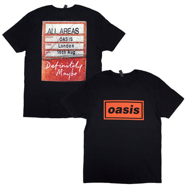 OASIS - (映画「オアシス:ドント・ルック・バック・イン・アンガー」公開 ) - Definitely Maybe AAA Pass / バックプリントあり