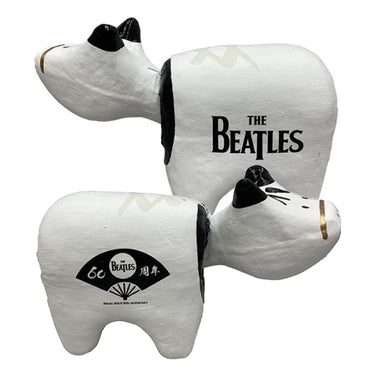 THE BEATLES - (来日 60周年 ) - meets Japanese traditional craft Album debut 60th anniversary / 赤べこ / 白色
