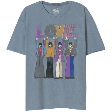 THE BEATLES - (来日 60周年 ) - YELLOW SUBMARINE LOVE SPELLED OUT BLUE SHADOW / タイダイ