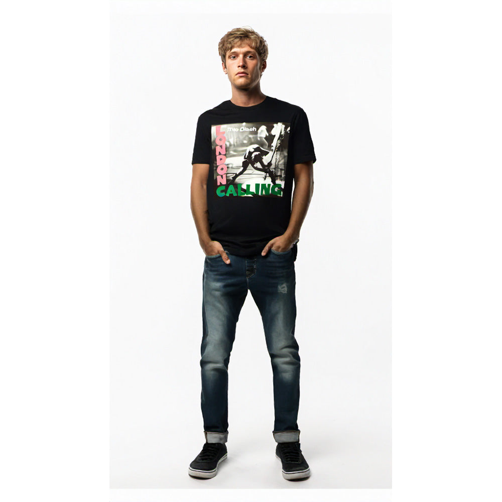 THE CLASH クラッシュ (結成 50周年 ) - London Calling / Black / Tシャツ / メンズ