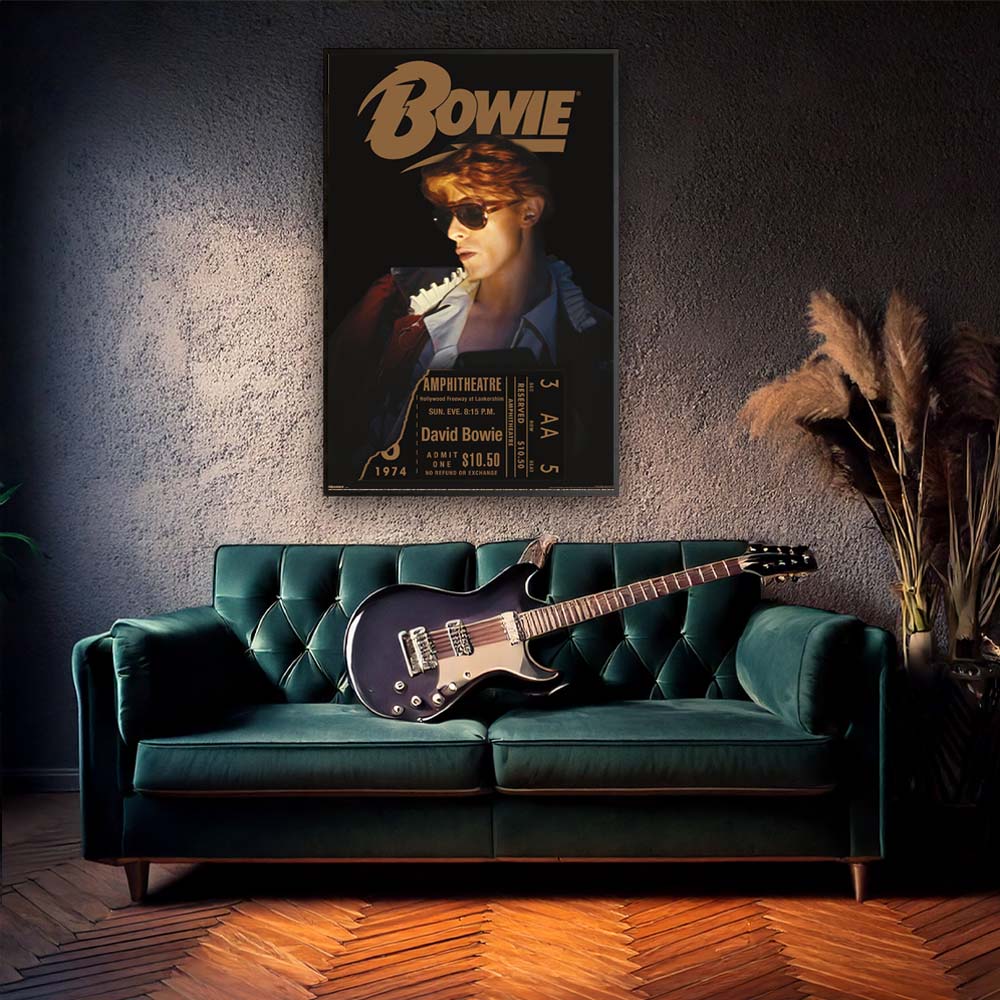 DAVID BOWIE デヴィッドボウイ (追悼 10年 ) - Diamond Dogs LA Tour 1974 / ポスター