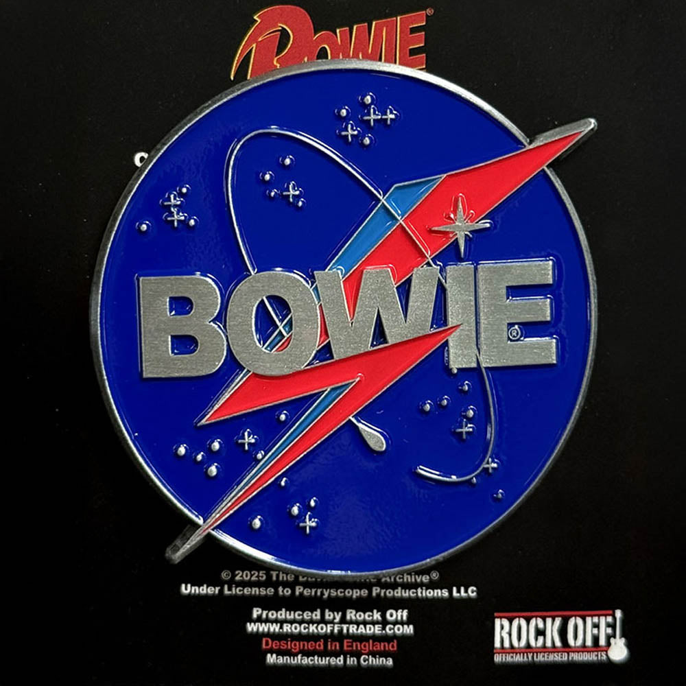 DAVID BOWIE デヴィッドボウイ (追悼 10年 ) - NASA / バッジ