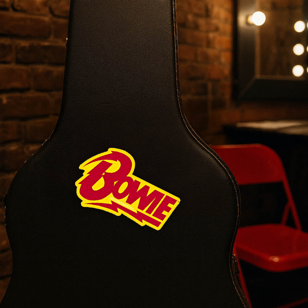 DAVID BOWIE デヴィッドボウイ (追悼 10年 ) - Bolt Logo / ステッカー