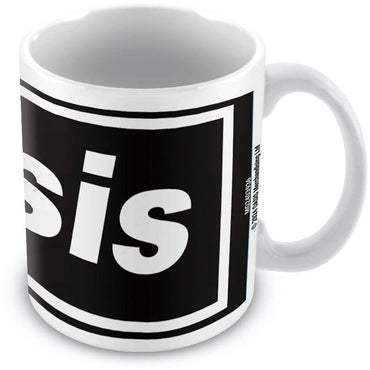 OASIS - (映画「オアシス:ドント・ルック・バック・イン・アンガー」公開 ) - LOGO WHITE POD MUG