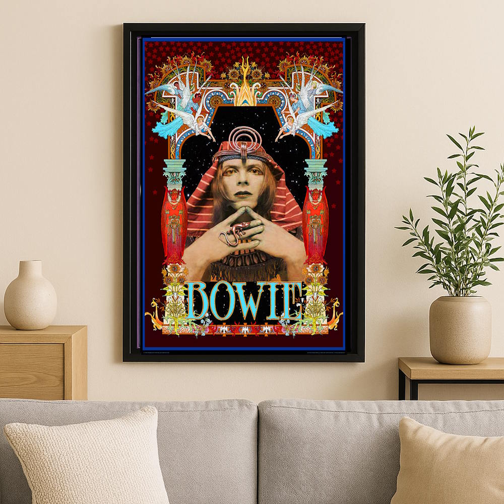 DAVID BOWIE デヴィッドボウイ (追悼 10年 ) - Pharoah Concert Poster / Bob Masse / ポスター
