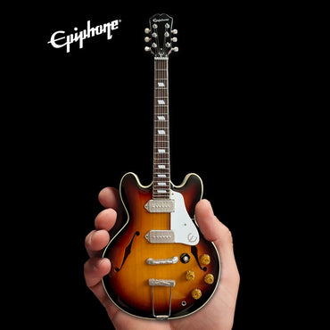 JOHN LENNON - Epiphone 1965 Casino Sunburst 1:4 Scale Miniature Guitar Model