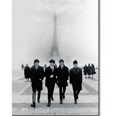 THE BEATLES - (来日 60周年 ) - PARIS / キャンバス・プリント木枠(60×80×3.8cm)