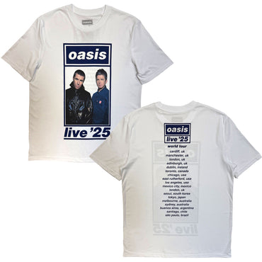 OASIS - (映画「オアシス:ドント・ルック・バック・イン・アンガー」公開 ) - Colour Photo Live '25 World Tour / バックプリントあり / ツアー会場限定