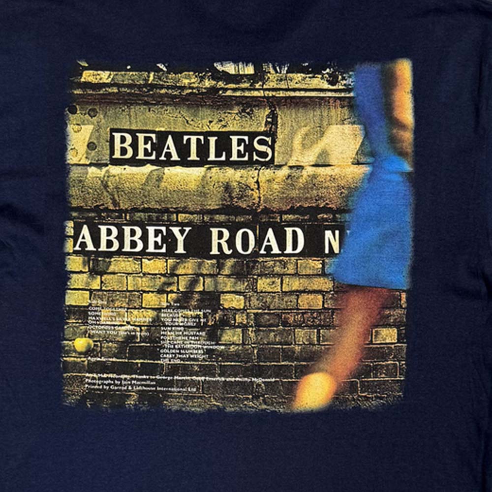 THE BEATLES ビートルズ (来日 60周年 ) - Vintage Abbey Road / バックプリントあり / Tシャツ / メンズ
