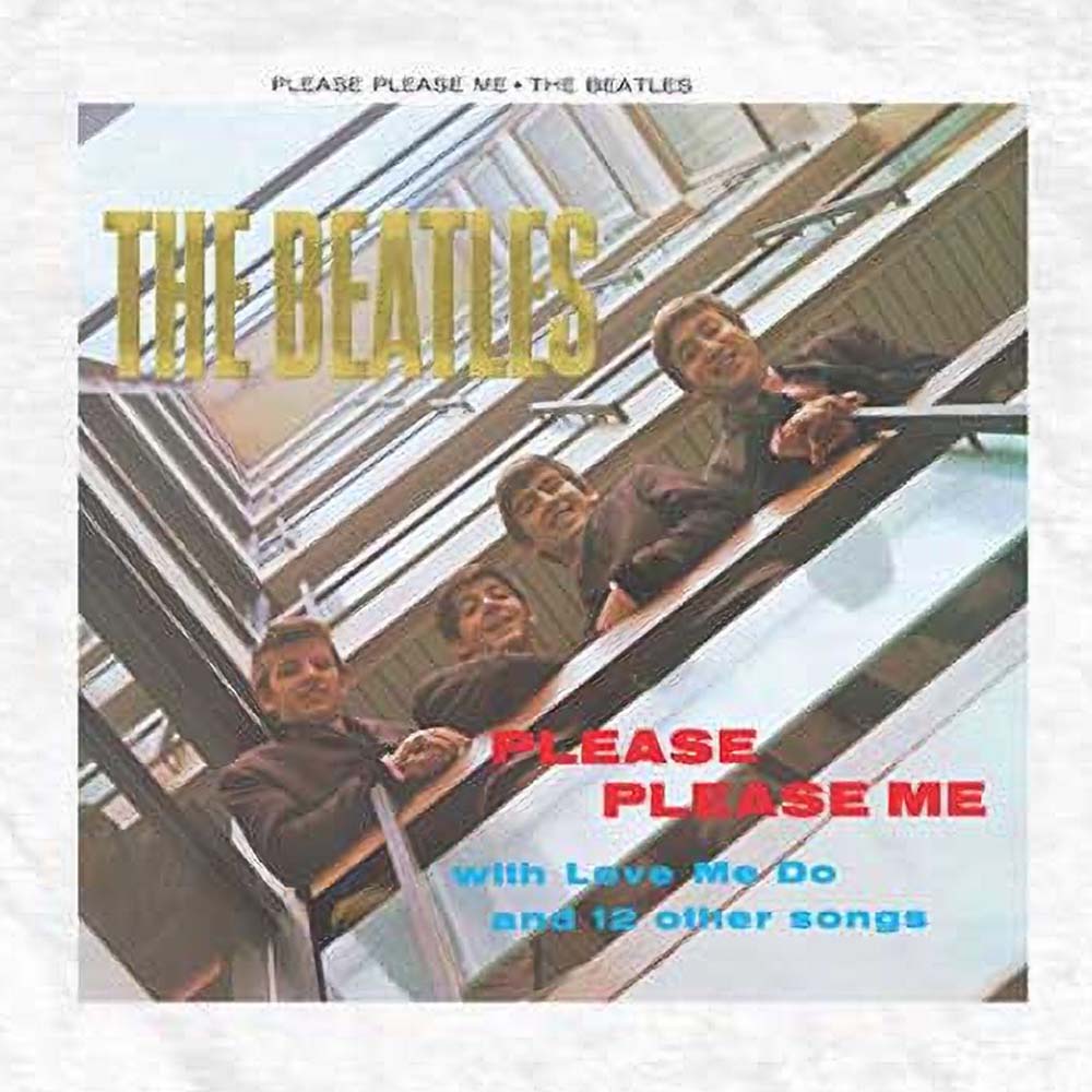 【予約商品】 THE BEATLES ビートルズ (来日 60周年 ) - Please Please Me Gold Foiled / Embellished / Tシャツ / メンズ