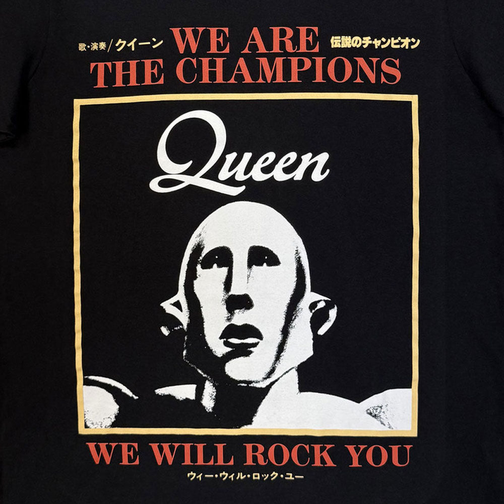QUEEN クイーン (フレディ 生誕 80年 ) - We Are The Champions / カーボンソフト加工 / Tシャツ / メンズ