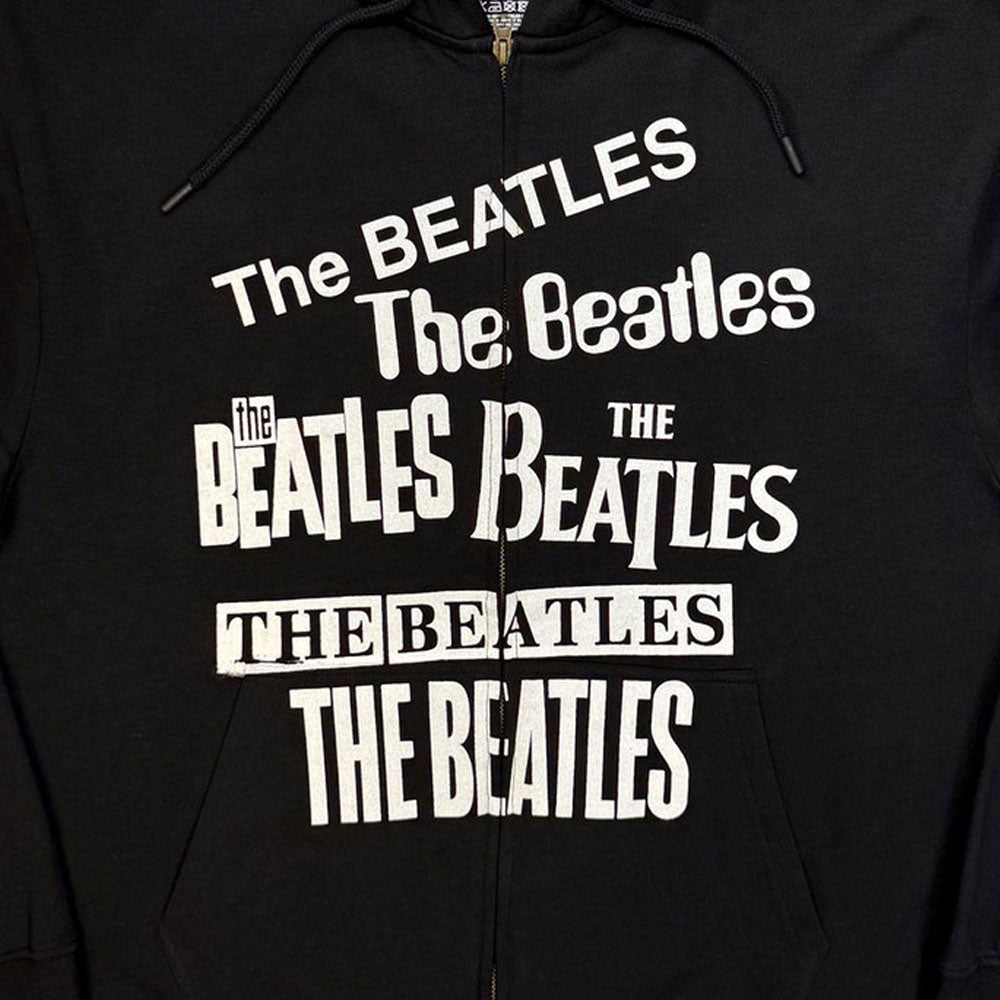 【予約商品】 THE BEATLES ビートルズ (来日 60周年 ) - Logos / ジップ / パーカー・スウェット / メンズ