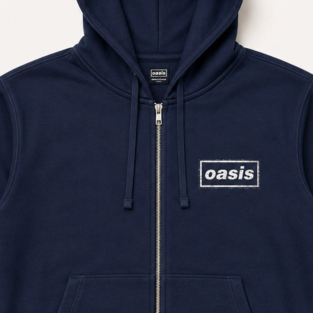 OASIS オアシス (映画「オアシス:ドント・ルック・バック・イン・アンガー」公開 ) - Stencil Logo / ジップ / ツアー会場限定 / パーカー・スウェット / メンズ