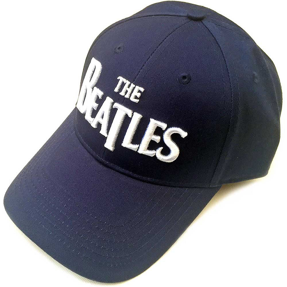 THE BEATLES - (来日 60周年 ) - WHITE DROP T LOGO(刺繍)