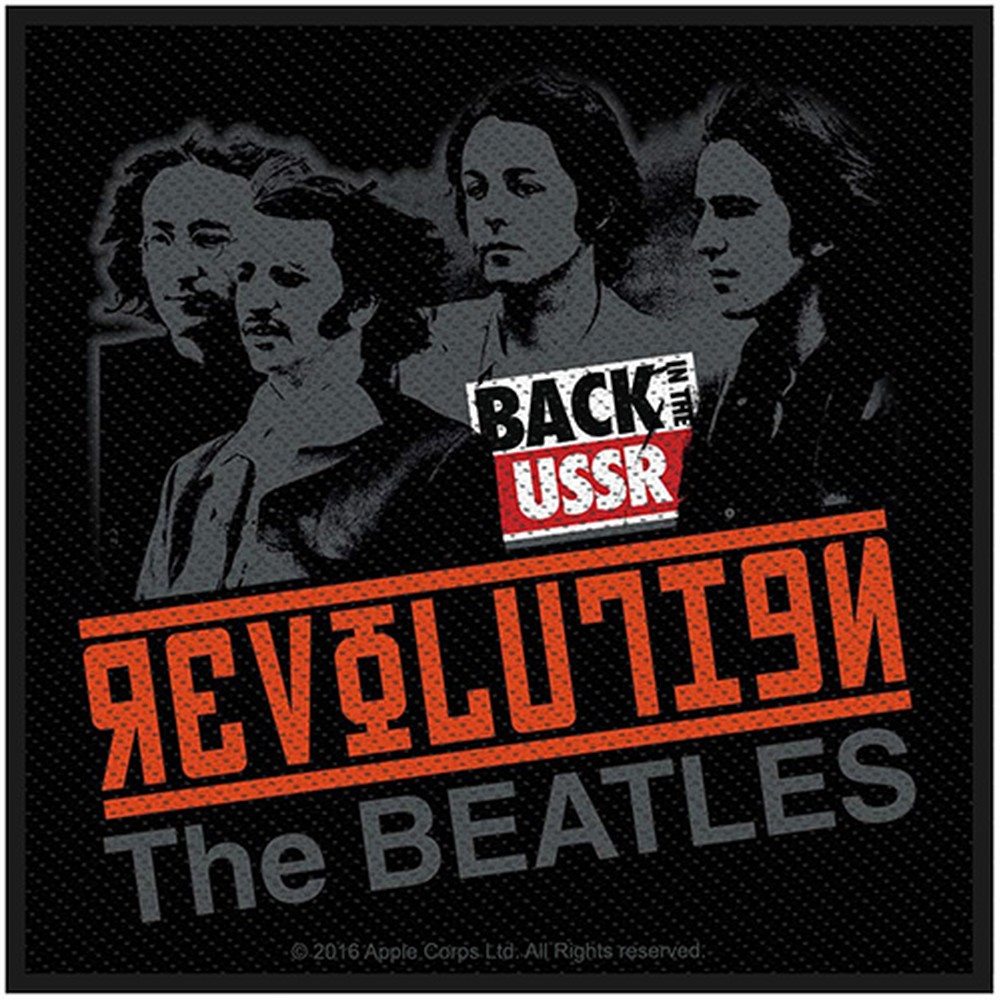 THE BEATLES ザ・ビートルズ (ABBEY ROAD発売55周年記念 ) - Revolution / ワッペン 【公式 / オフィシャル】