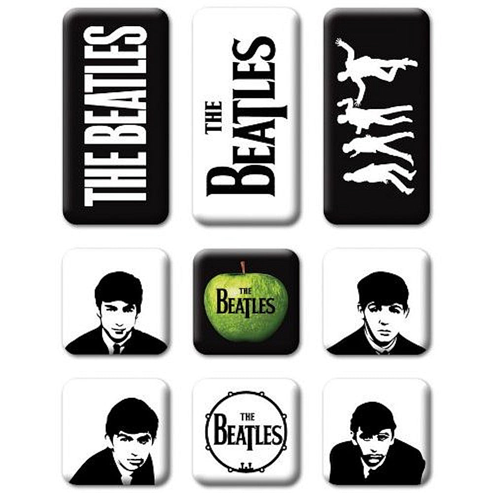 THE BEATLES ザ・ビートルズ (ABBEY ROAD発売55周年記念 ) - Classic Icons セット / マグネット 【公式 / オフィシャル】