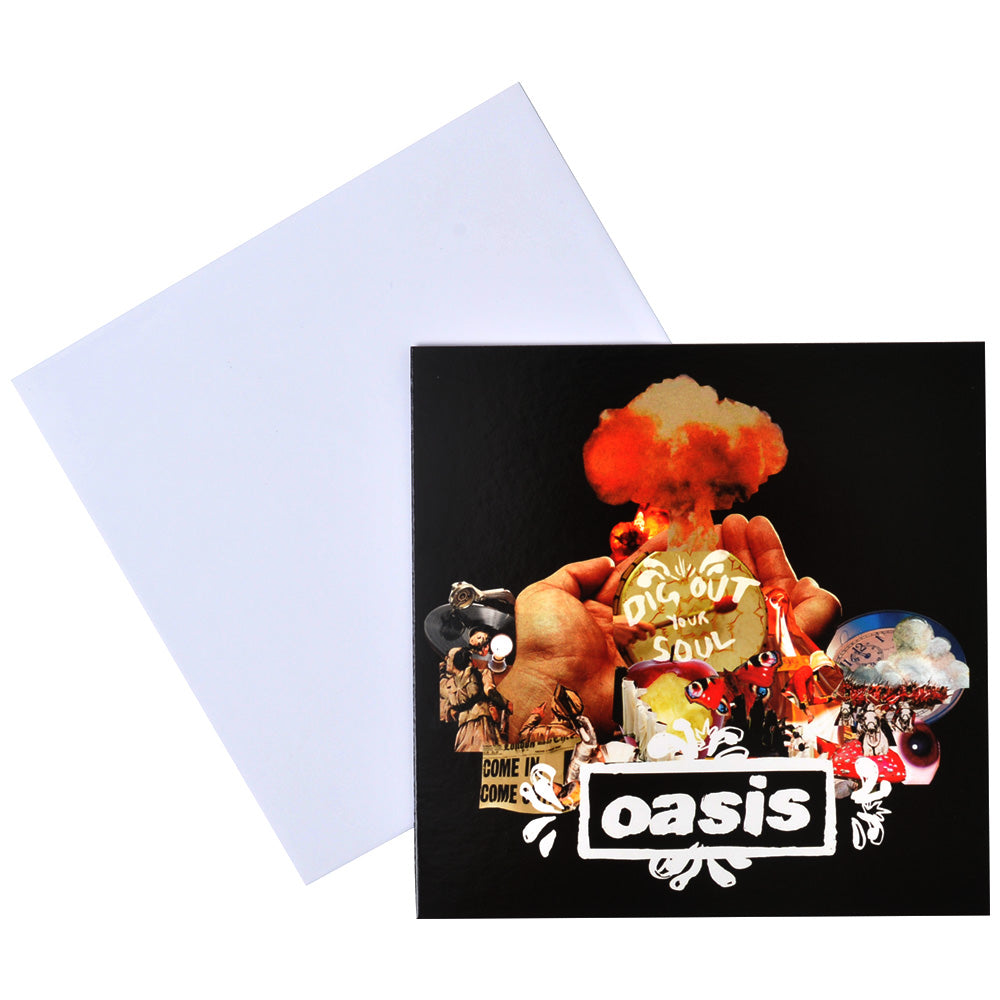 OASIS オアシス (ノエル来日決定 ) - Dig Out Your Soul/ 封筒付Greetings Card / ポストカード・レター 【公式 / オフィシャル】