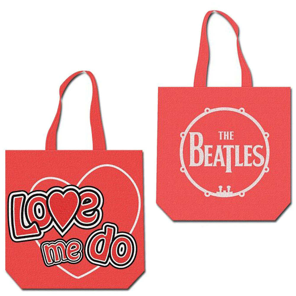 THE BEATLES ザ・ビートルズ (ABBEY ROAD発売55周年記念 ) - Love me do (with zip top) / トートバッグ 【公式 / オフィシャル】