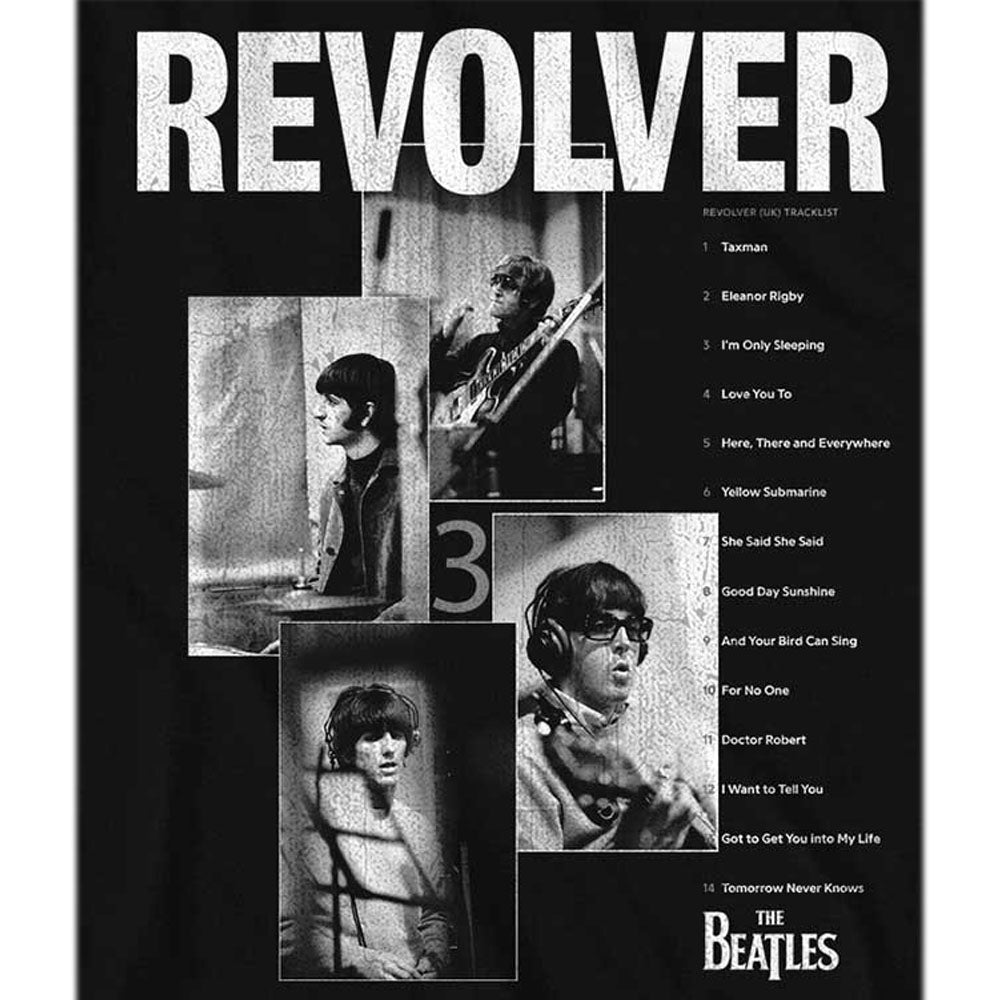 THE BEATLES ザ・ビートルズ (ABBEY ROAD発売55周年記念 ) - Revolver Tracklist / Tシャツ / メンズ 【公式 / オフィシャル】
