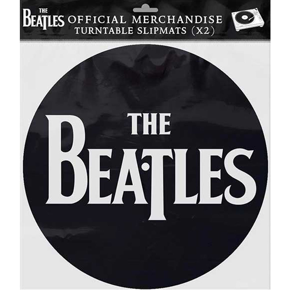 THE BEATLES ザ・ビートルズ (ABBEY ROAD発売55周年記念 ) - Drop T Logo & JPGR / 2枚セット / スリップマット 【公式 / オフィシャル】