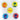 THE BEATLES ザ・ビートルズ (ABBEY ROAD発売55周年記念 ) - J,P,G&R Coloured / 5個セット / バッジ 【公式 / オフィシャル】