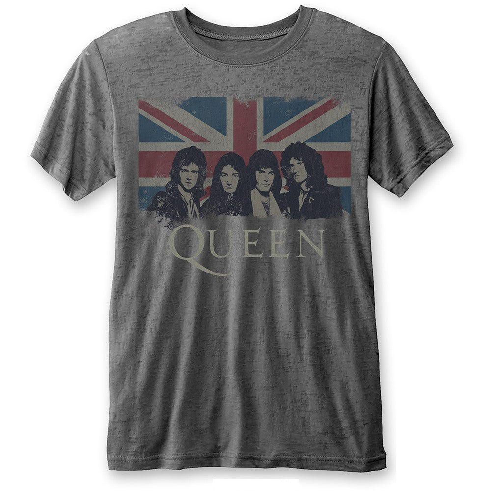 QUEEN - (フレディ 生誕 80年 ) - VINTAGE UNION JACK (BURN OUT) / Black Label（ブランド）