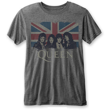 QUEEN - (フレディ 生誕 80年 ) - VINTAGE UNION JACK (BURN OUT) / Black Label（ブランド）