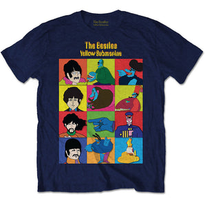 THE BEATLES ビートルズ (ABBEY ROAD 55周年 ) - Yellow Submarine Characters / Tシャツ / メンズ 【公式 / オフィシャル】