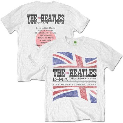 THE BEATLES - (来日 60周年 ) - BUDOKAN 1966 SET LIST | ヴィンテージ加工 / バックプリントあり