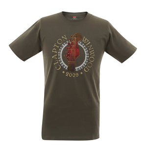 ERIC CLAPTON エリッククラプトン (新作 発売 ) - Guitar / バックプリントあり / 北米 Tour 2009 会場限定 / レア / Tシャツ / メンズ 【公式 / オフィシャル】